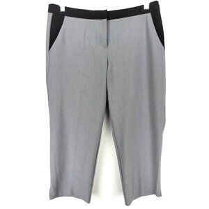 Worthington Modern Fit Capri Contrast Black On Steel Split Calf Capri  SIZE 10